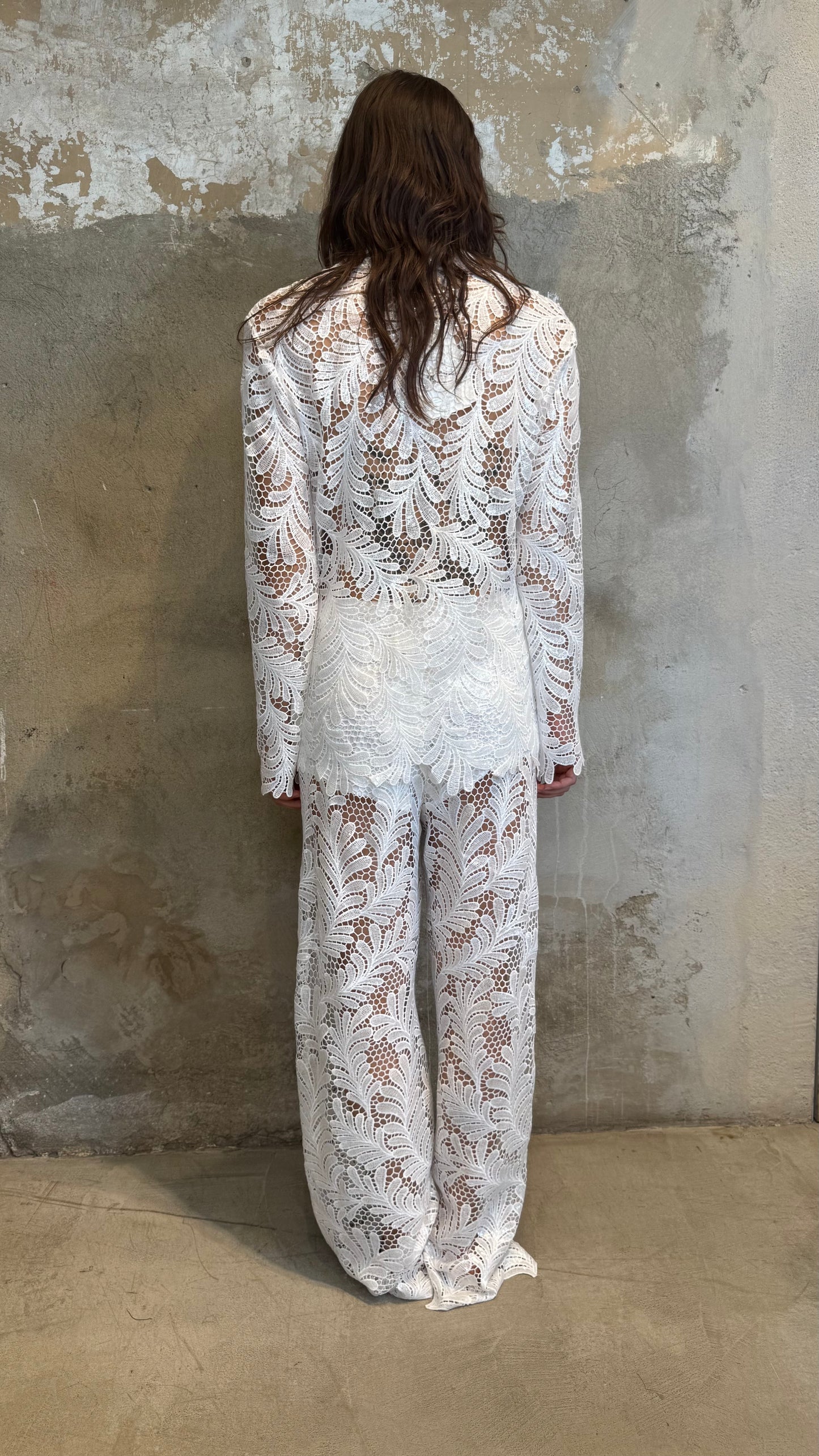 Macramè luxury pant