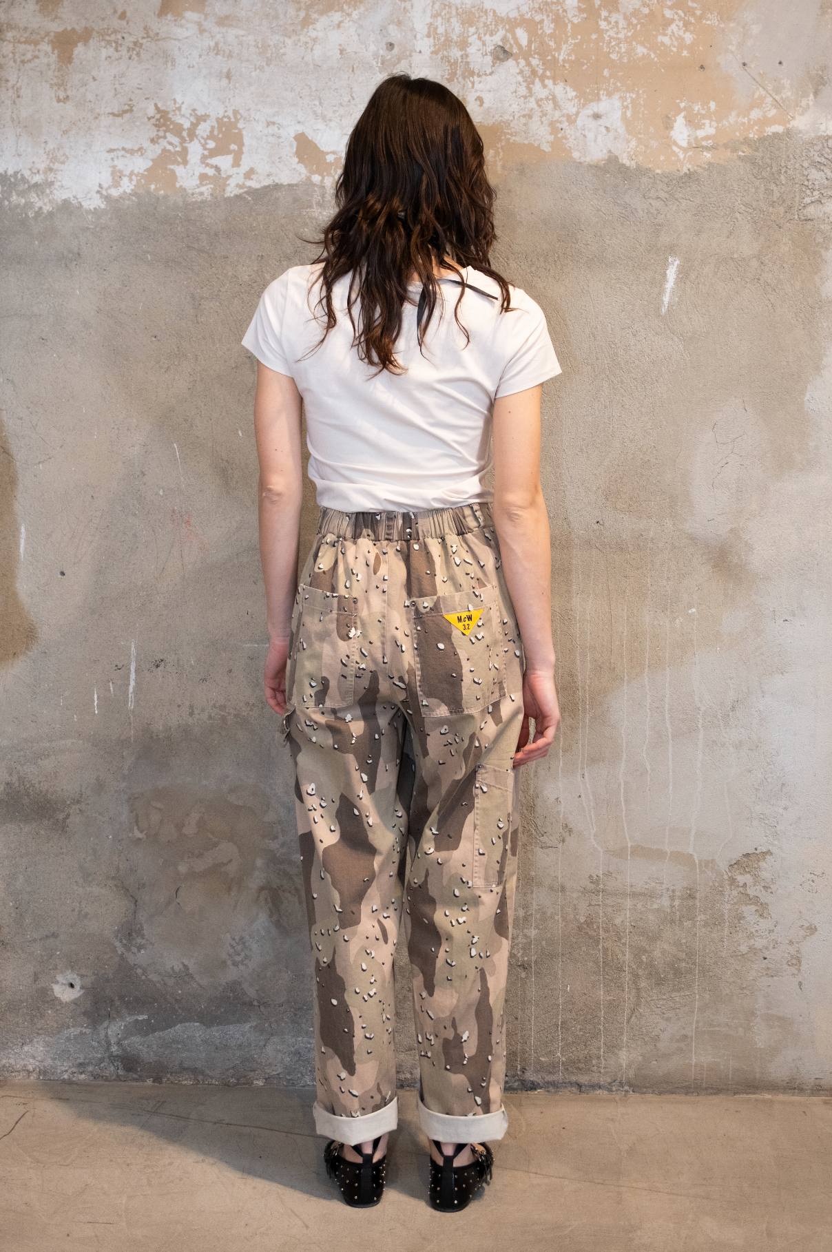 Pantalone MAISON crazy workwear mimetico