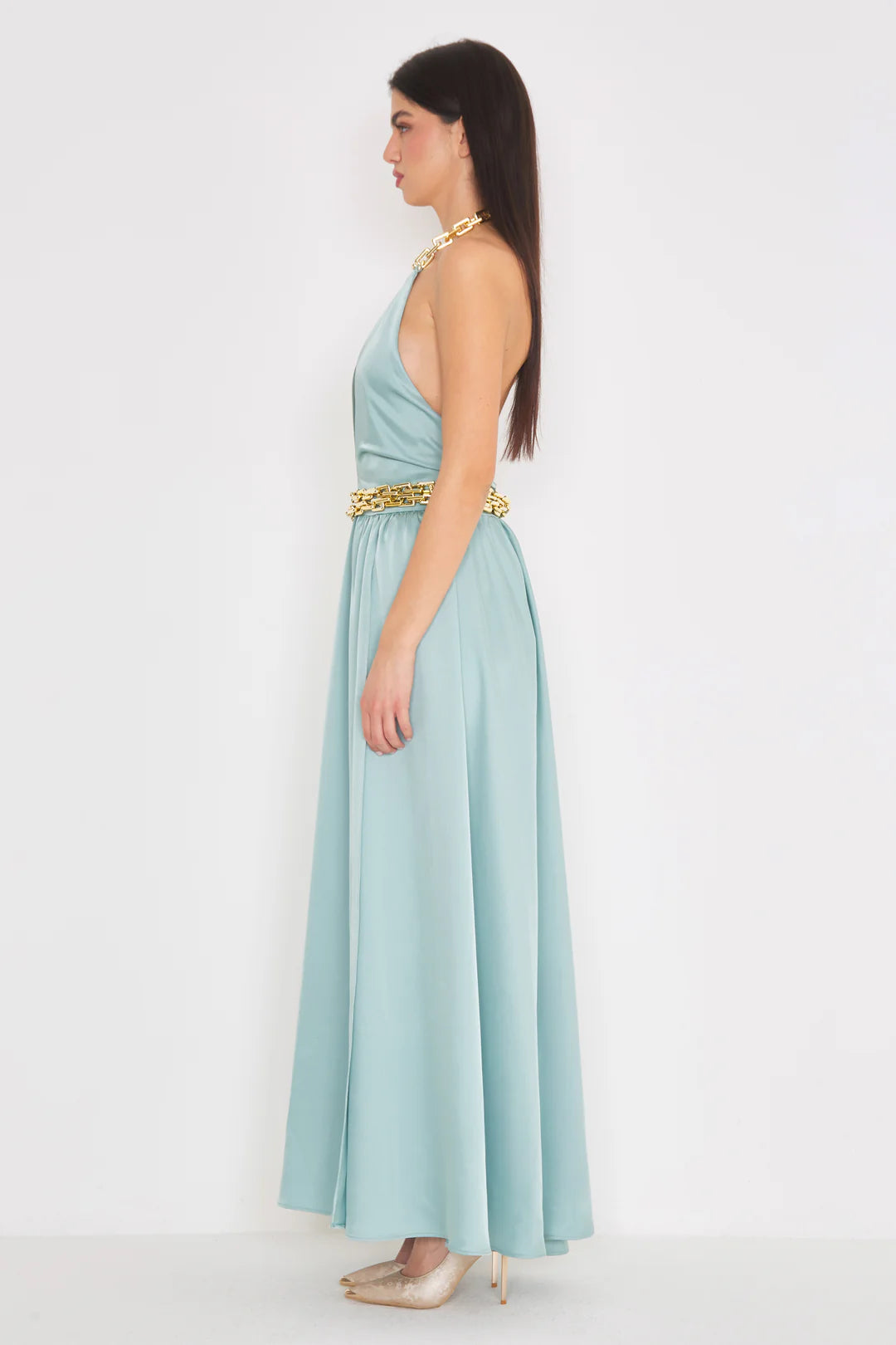 Chain Gold dress