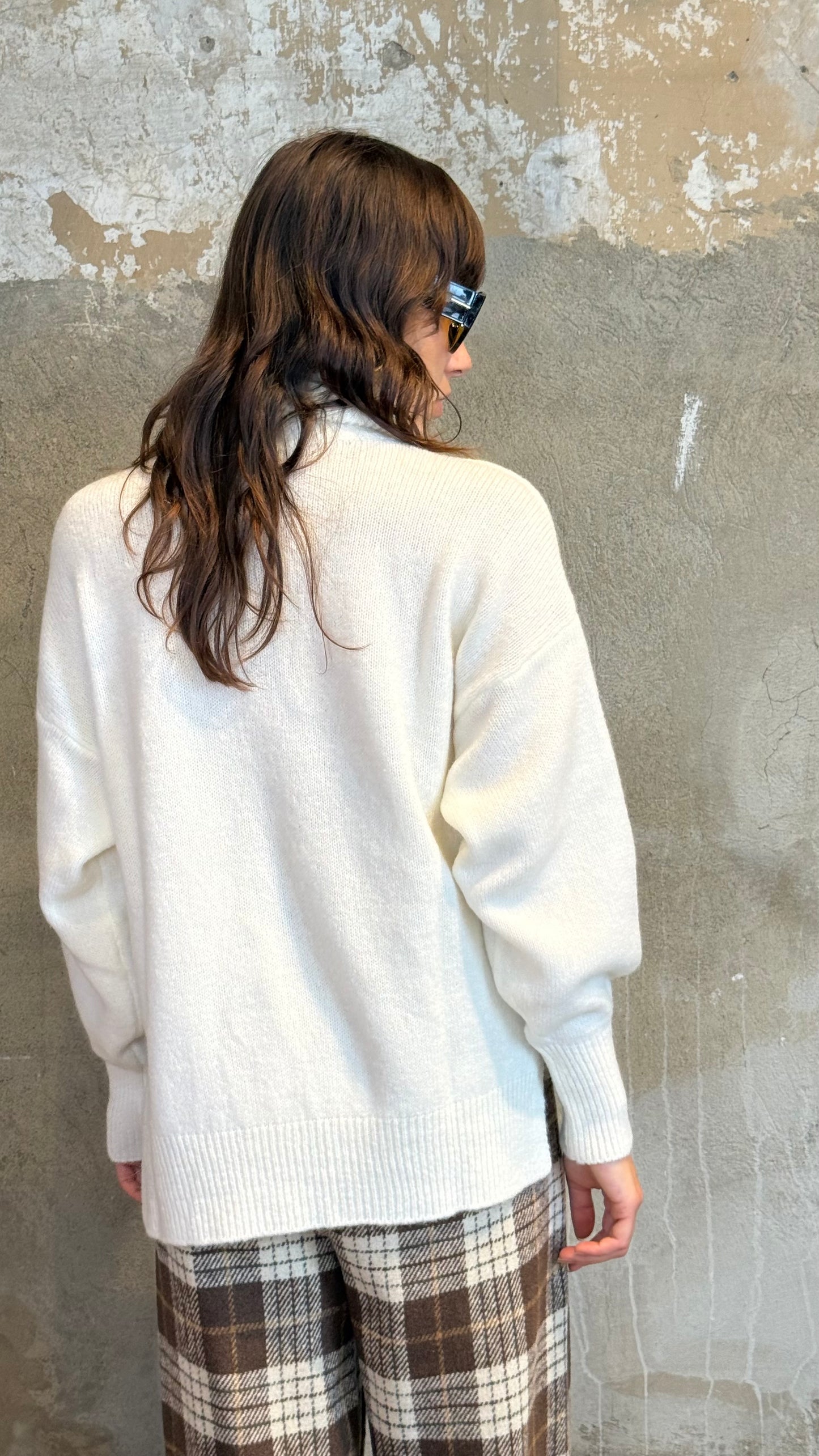 Maglione collo alto