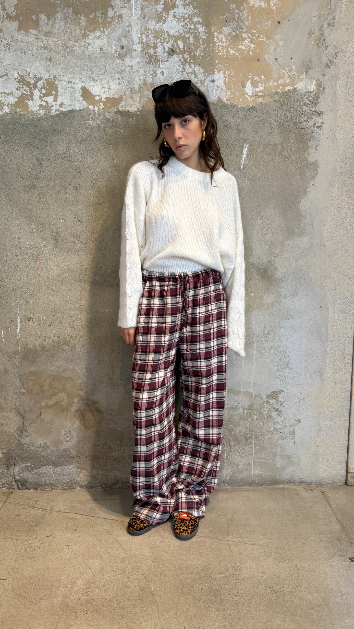 Pantalone a quadri