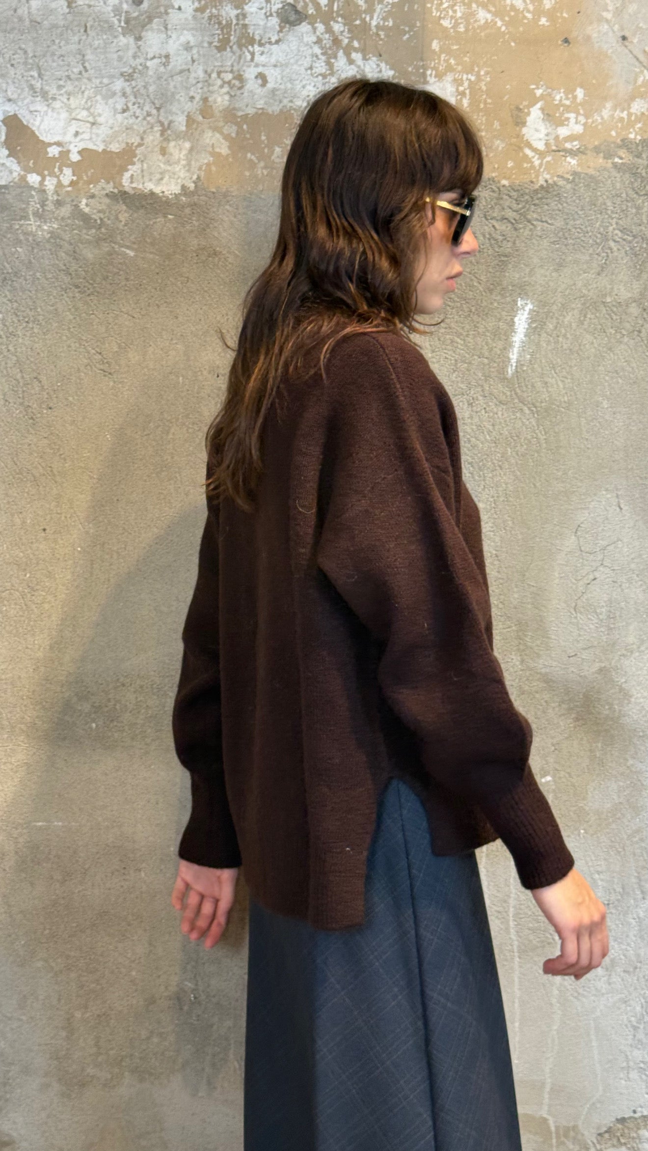 Maglione collo alto