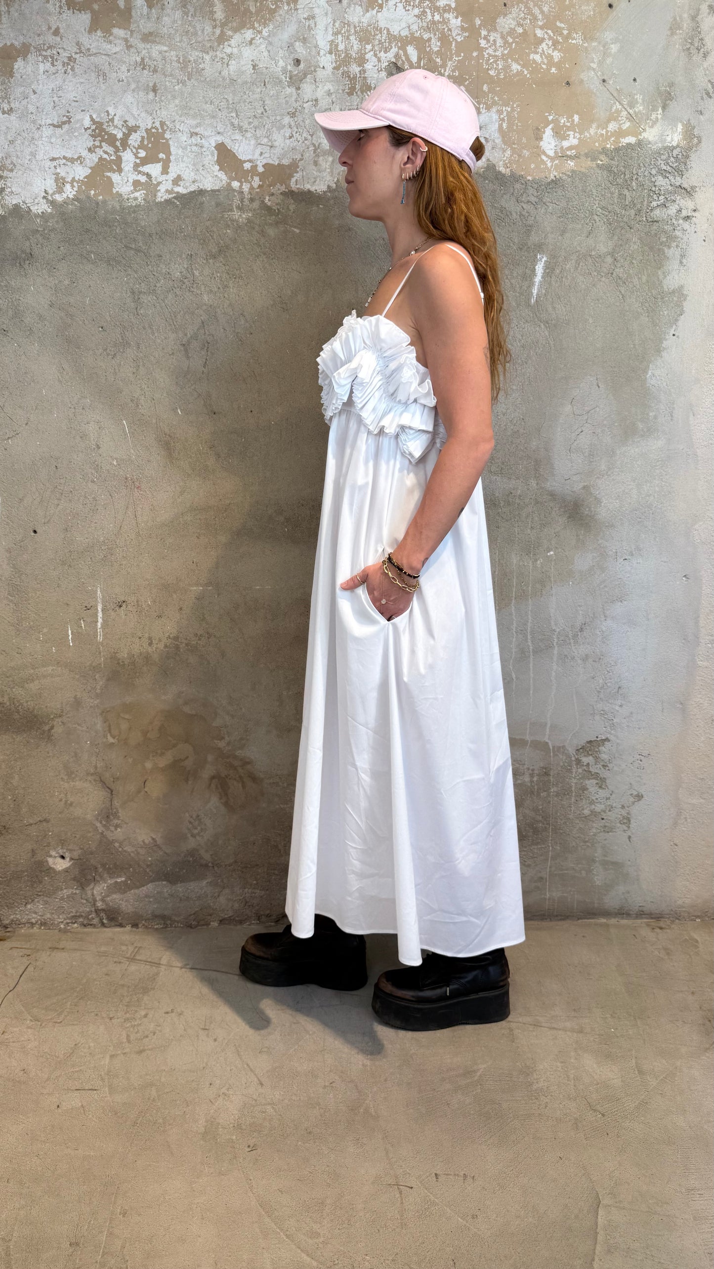 Abito in cotone midi