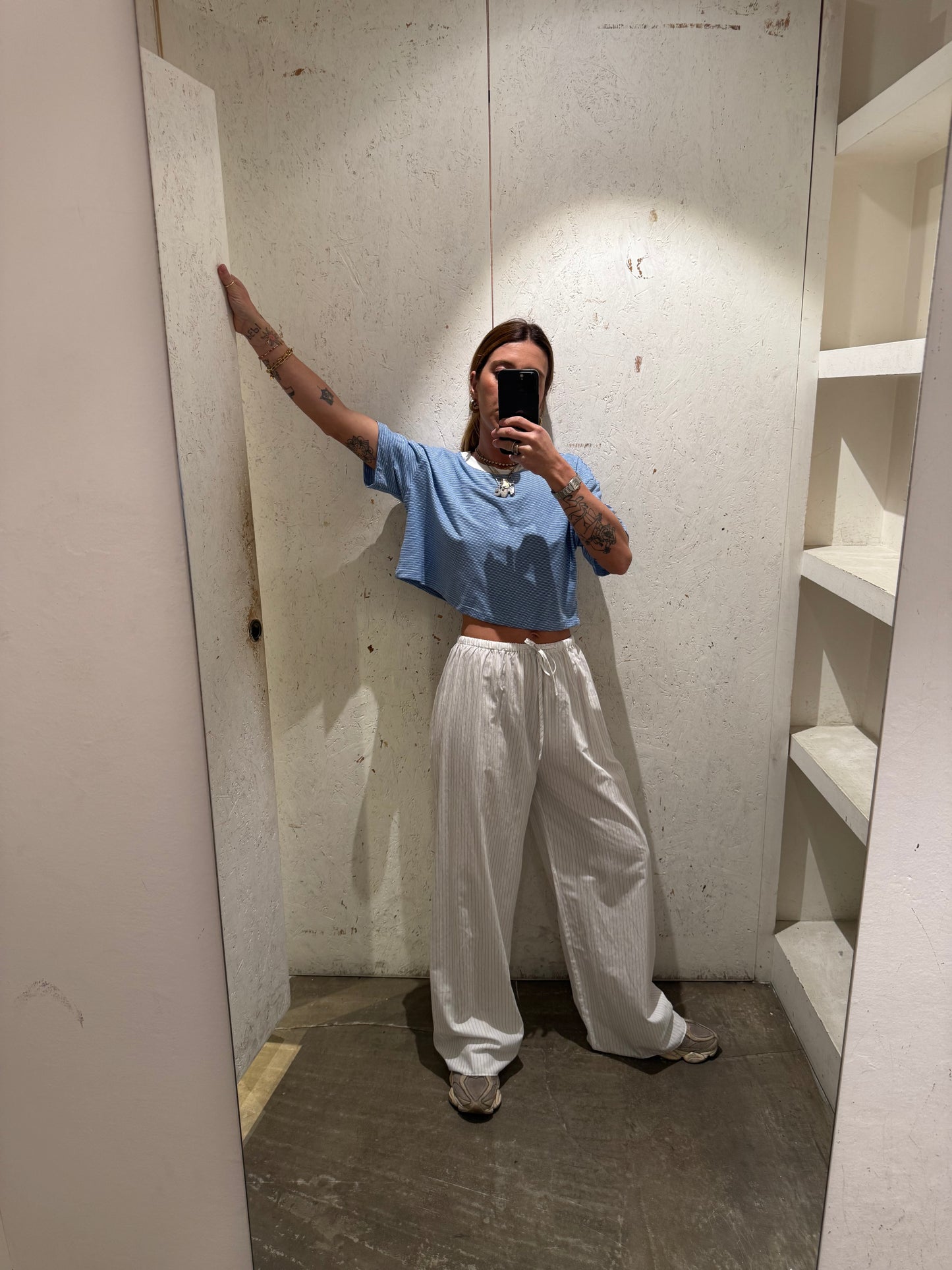 Pantalone gessato