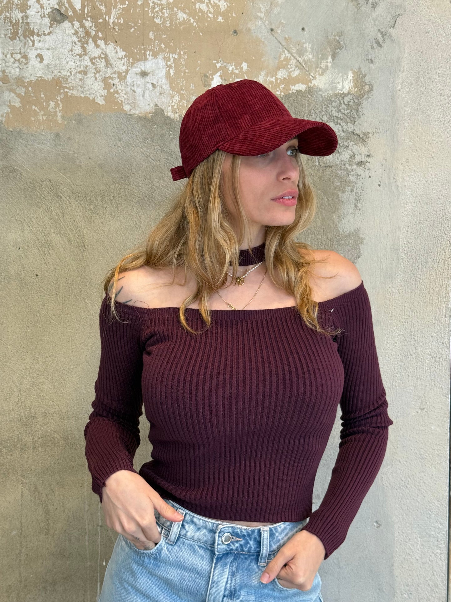 Beanie camoscio