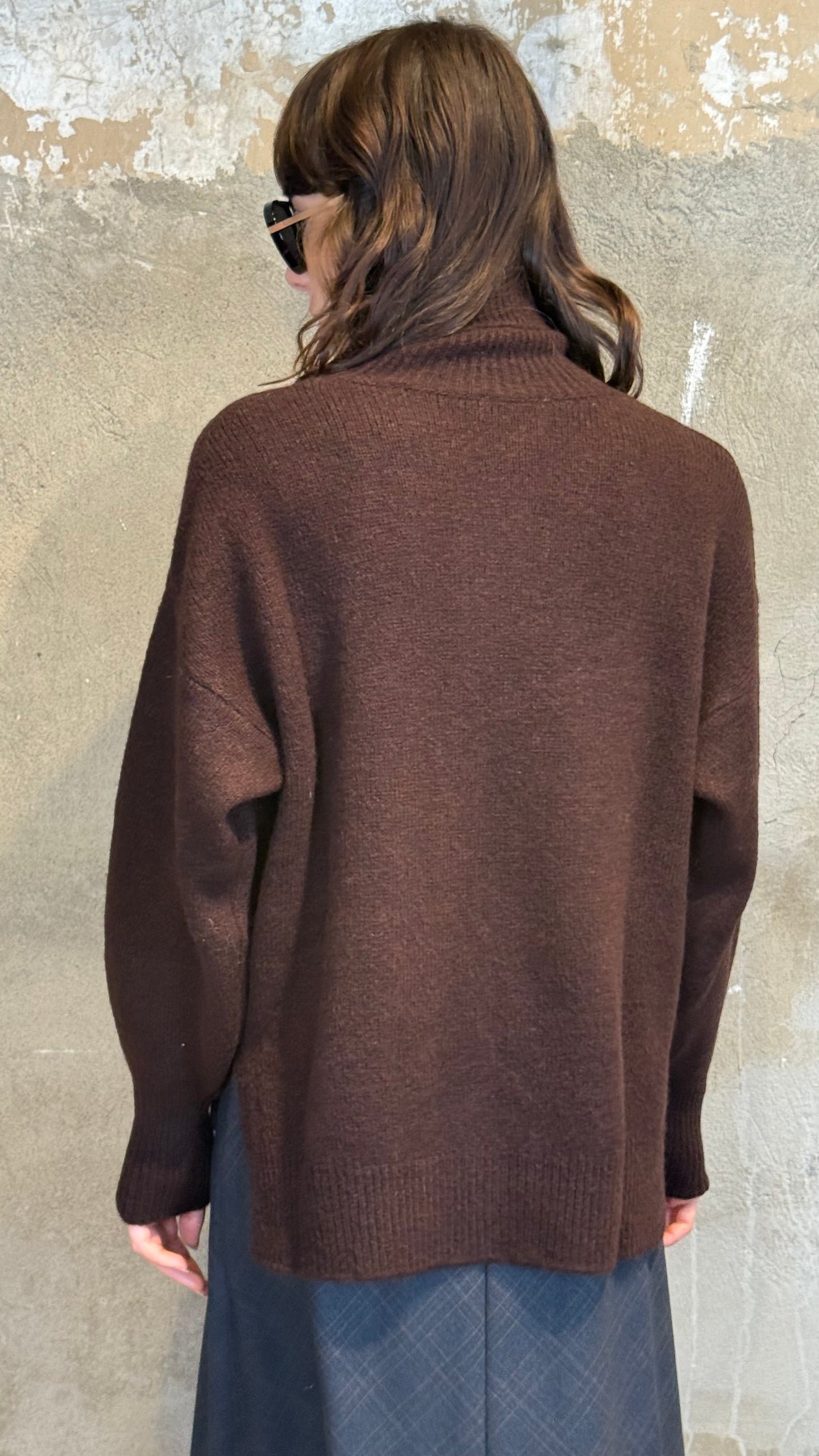 Maglione collo alto