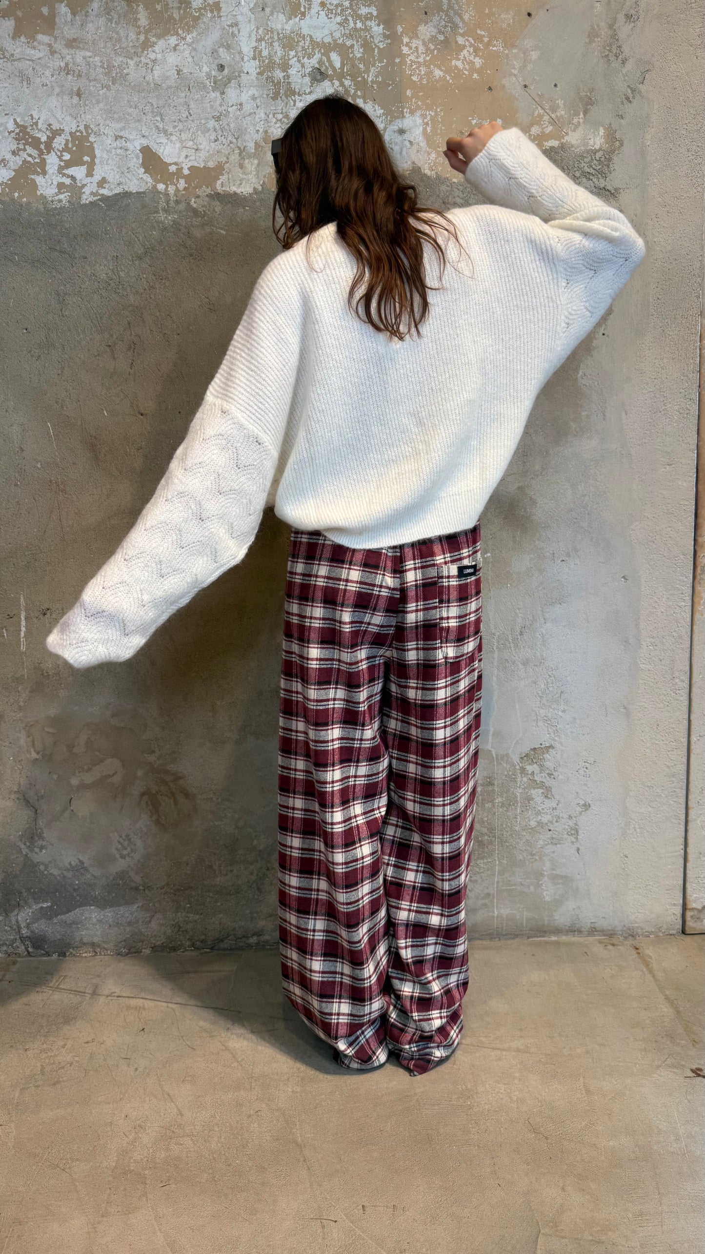 Pullover misto mohair