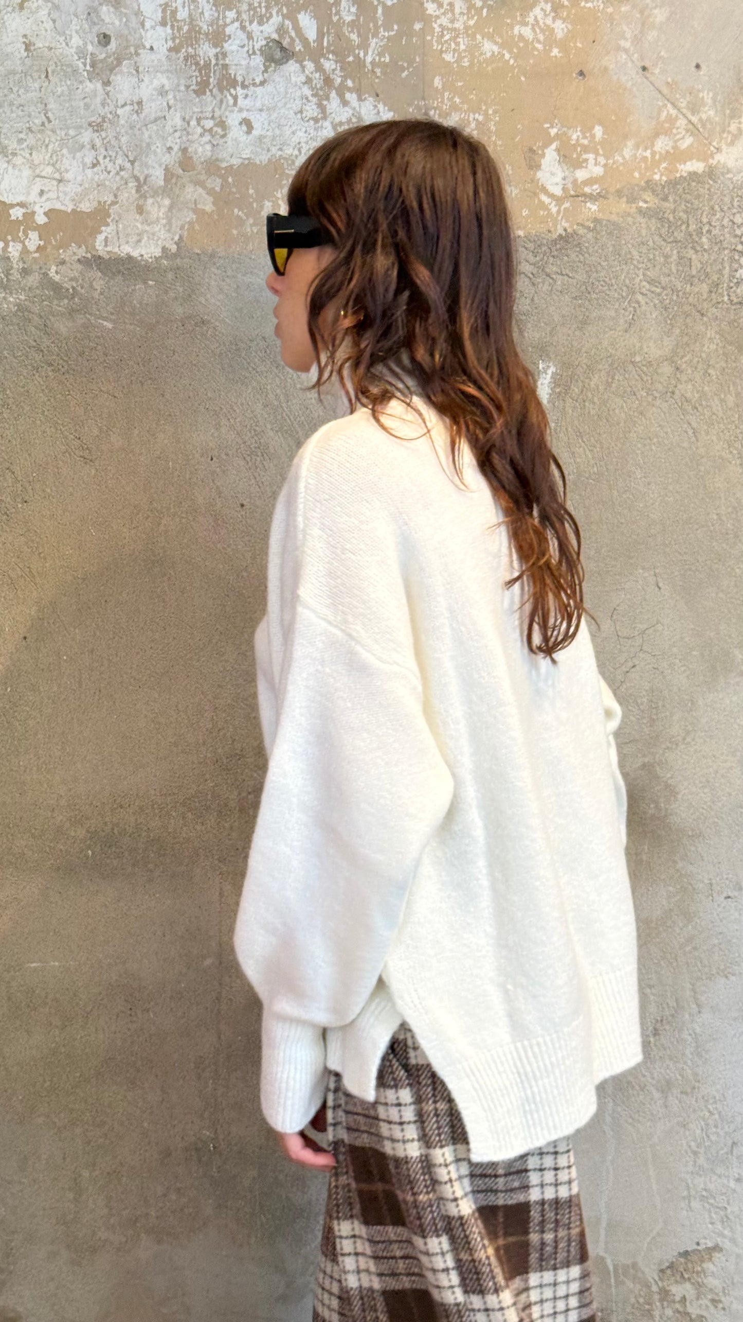 Maglione collo alto