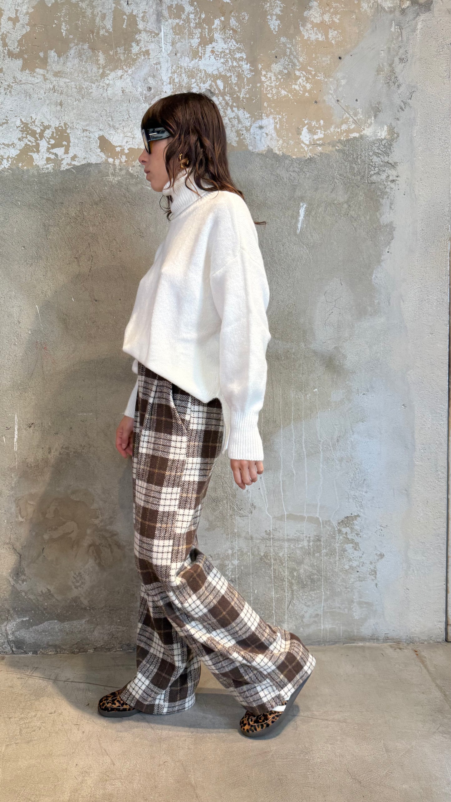 Pantalone a quadri
