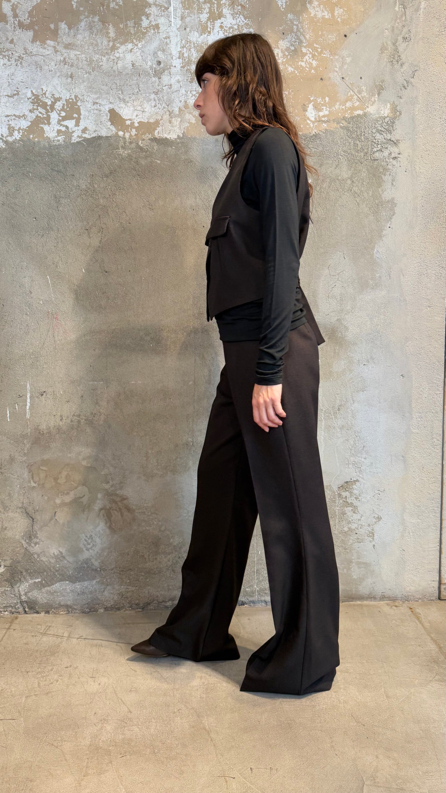 Pantalone palazzo strutturato