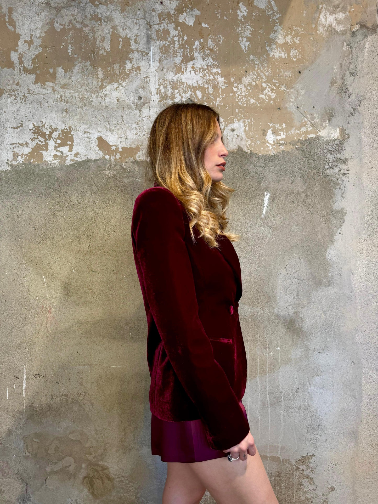 Velvet blazer