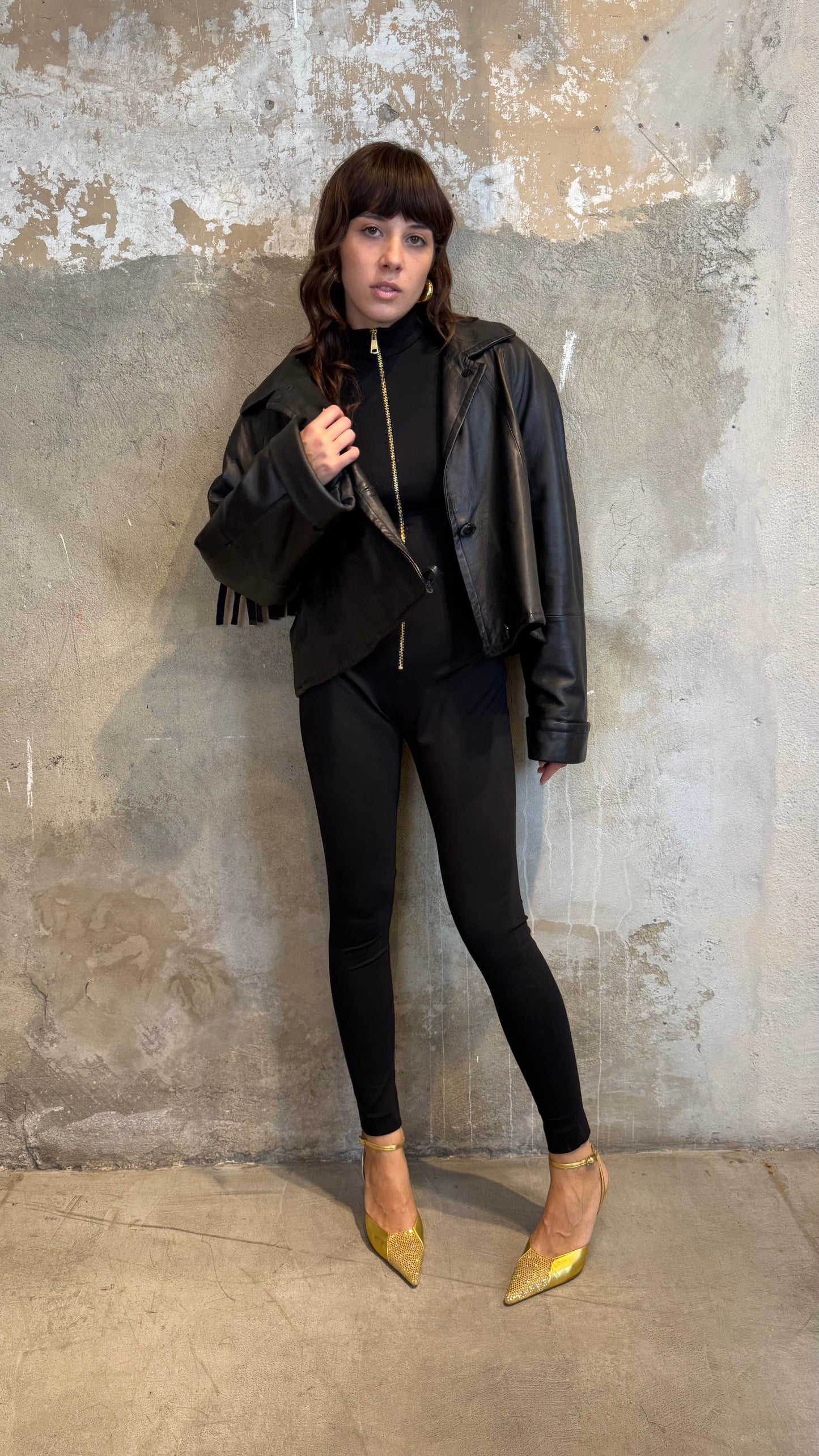 Leather jacket