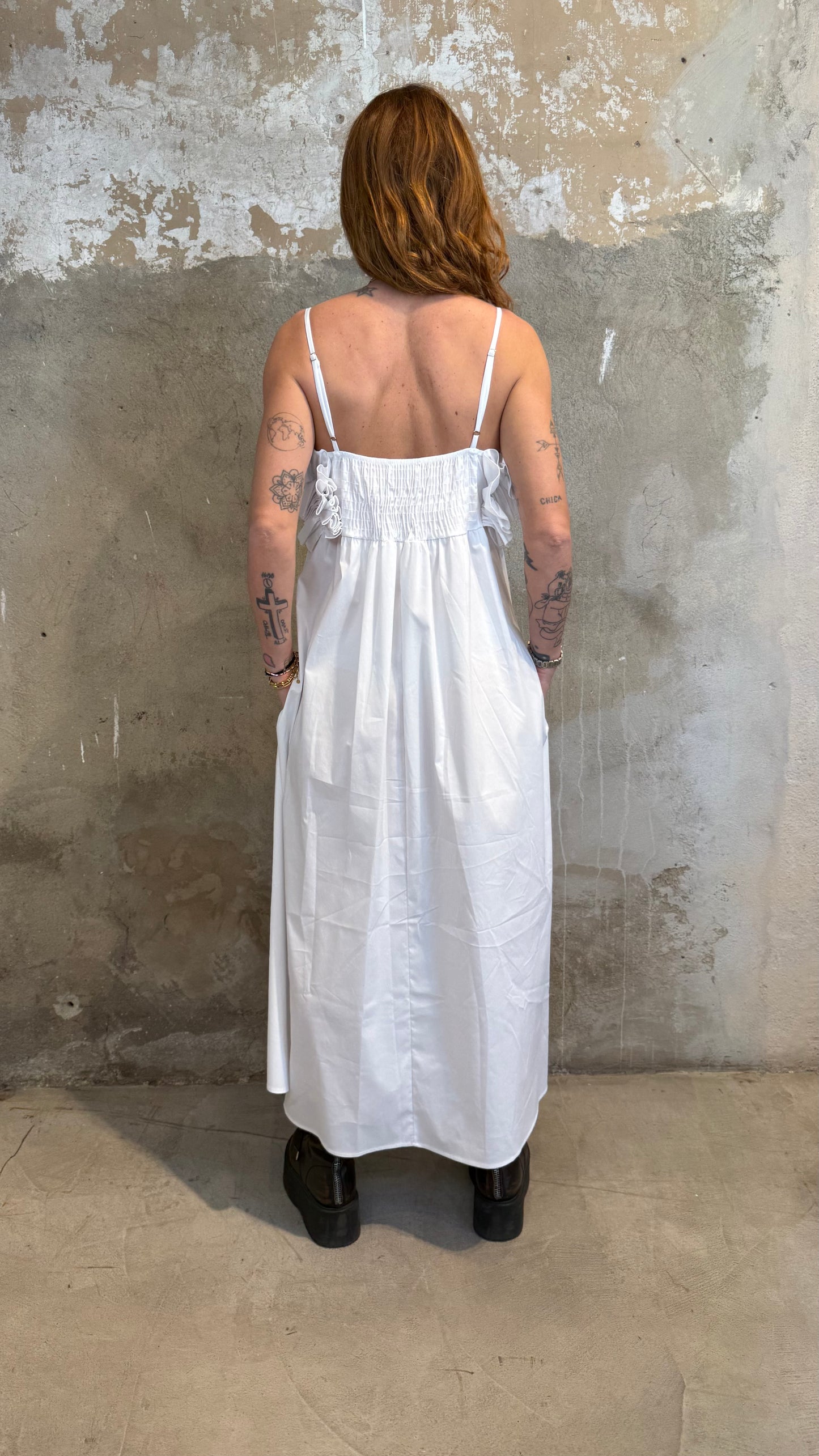 Abito in cotone midi
