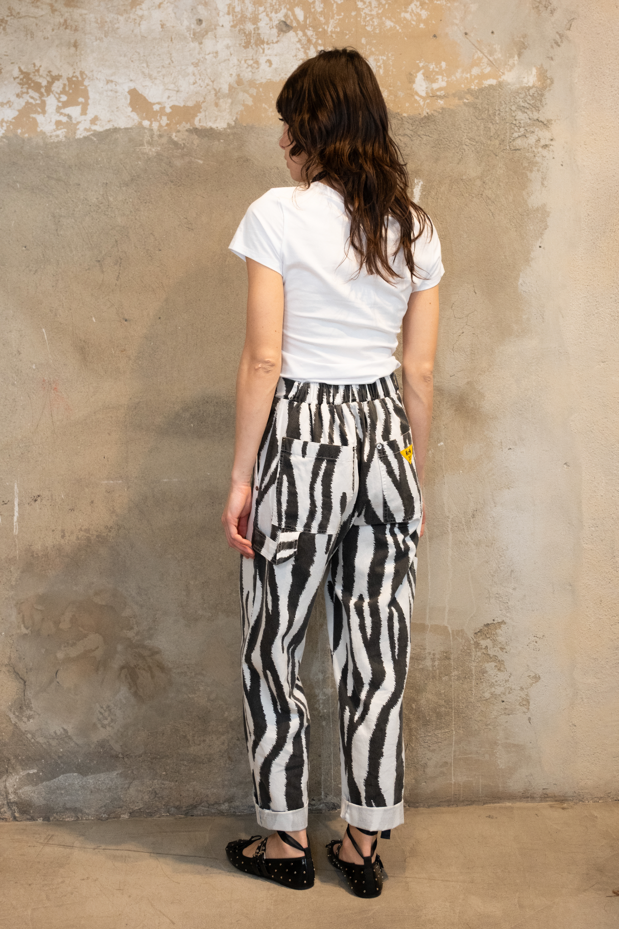 Pantalone workwear zebrato