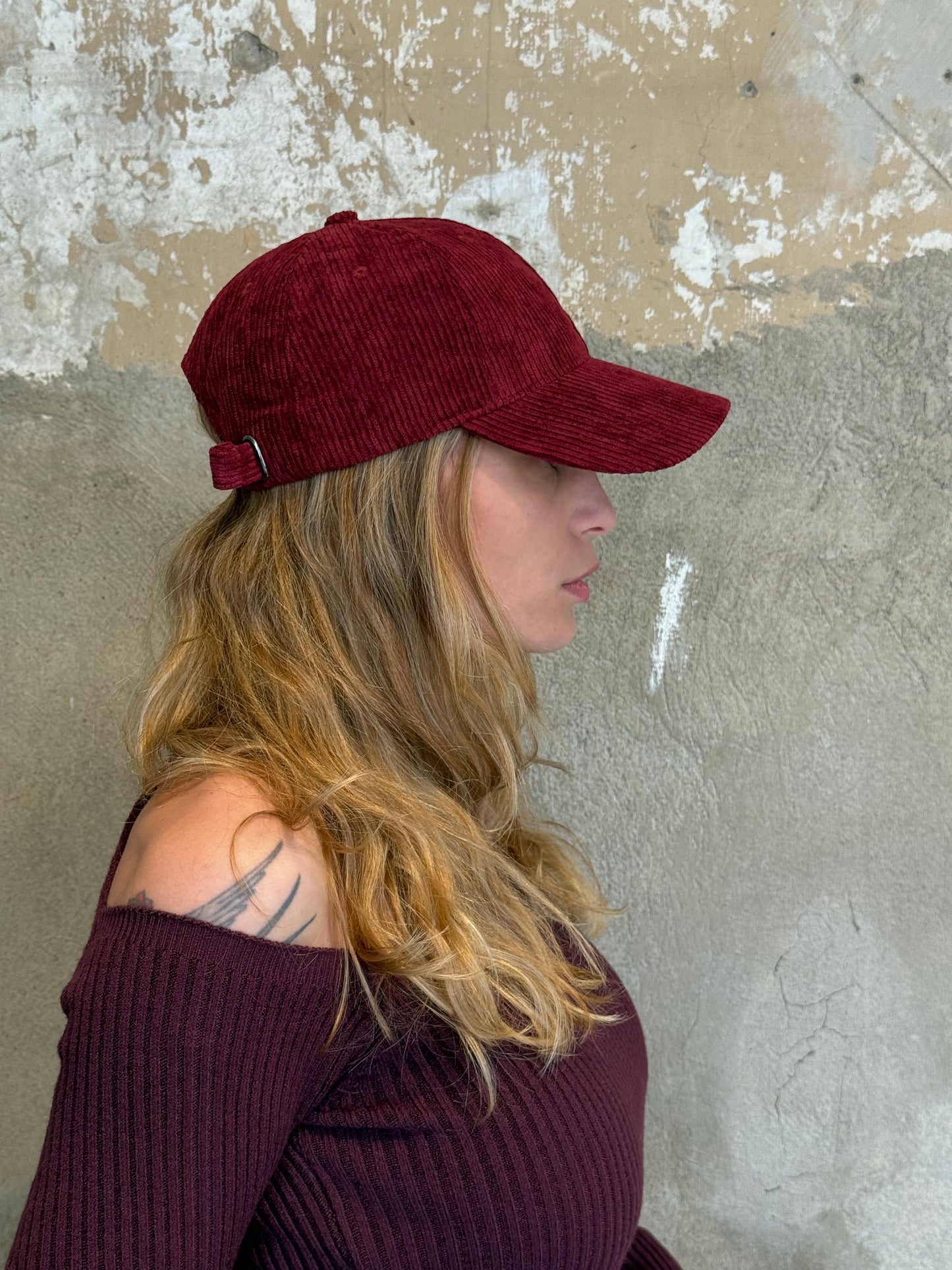 Beanie coste velluto
