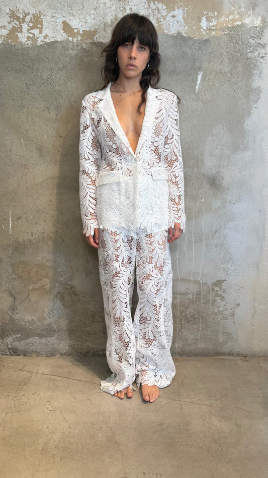 Macramè luxury pant
