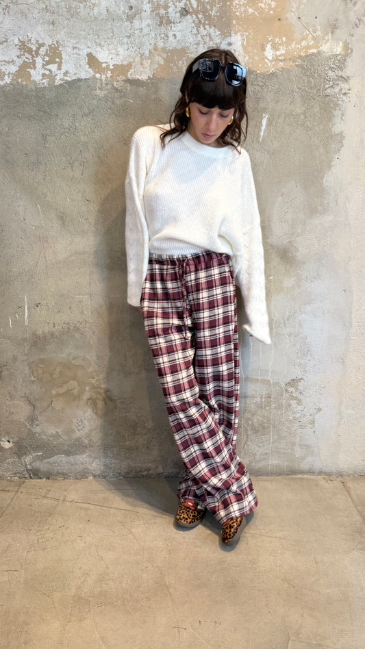 Pantalone a quadri