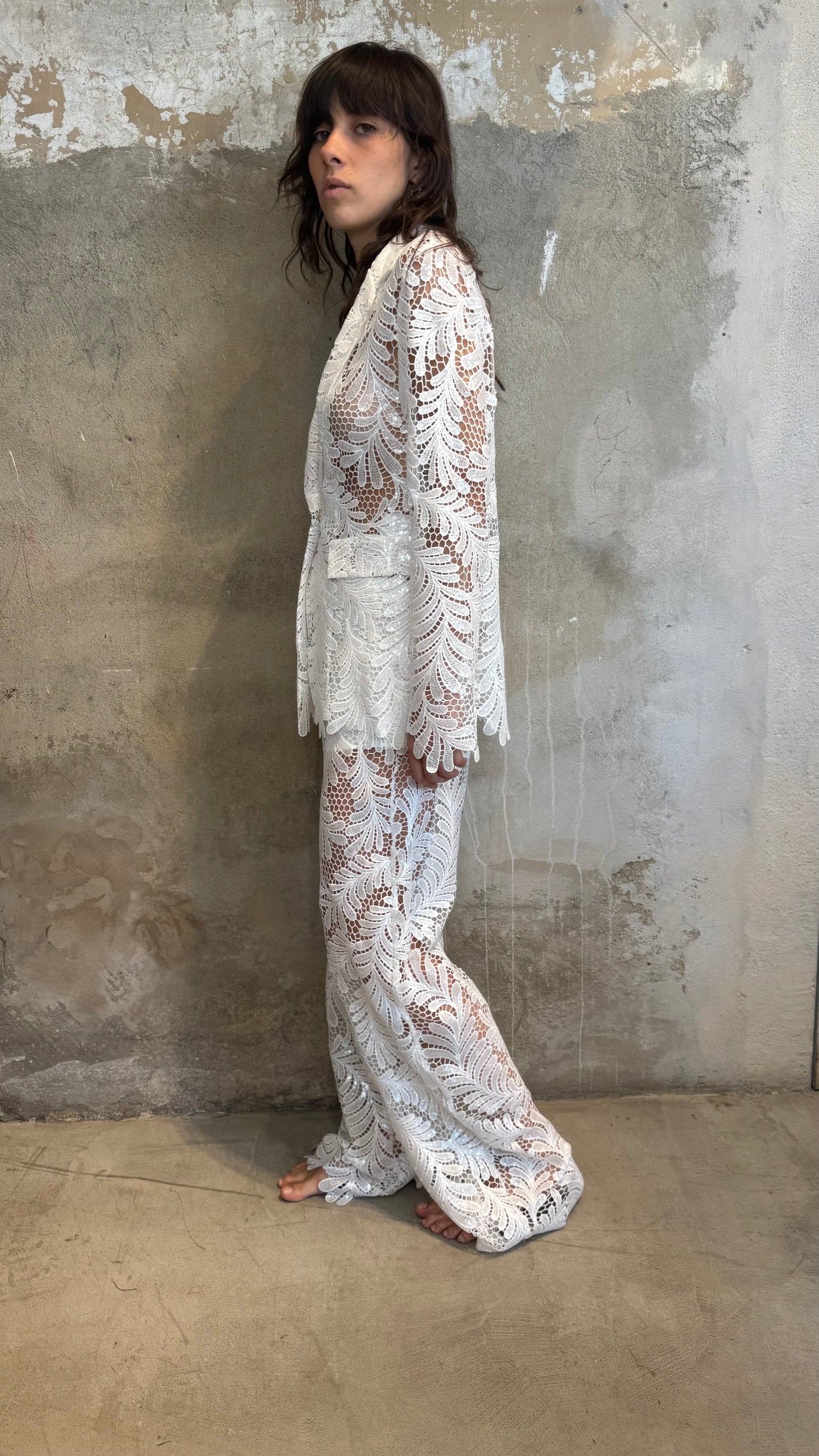 Macramè luxury pant