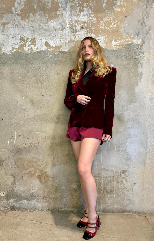 Velvet blazer