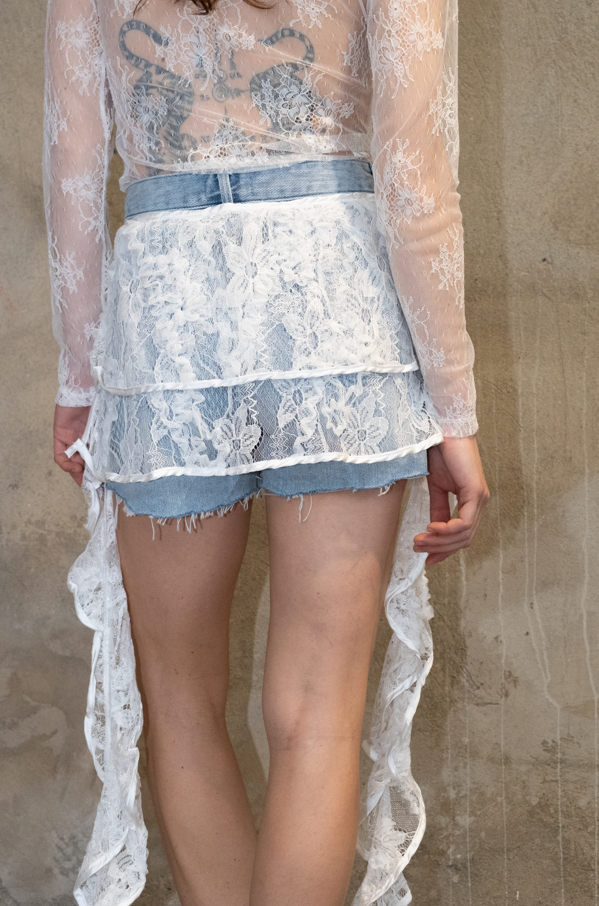 Shorts pizzo