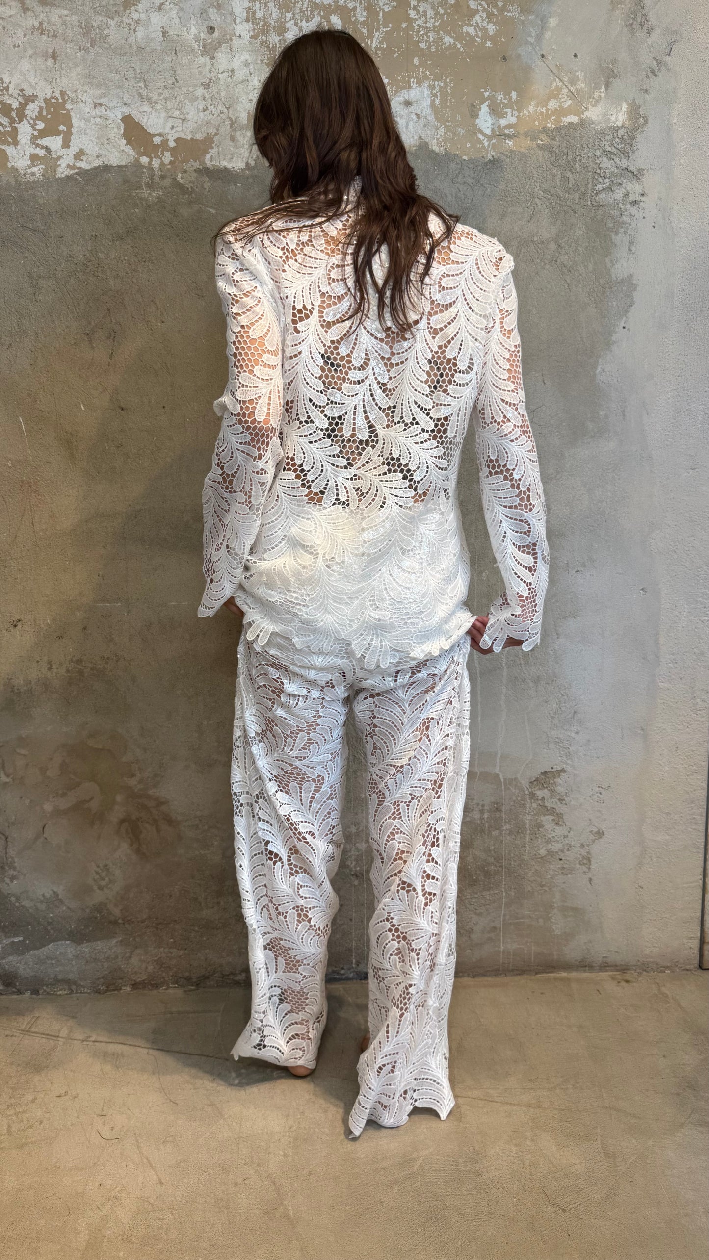 Macramè luxury pant