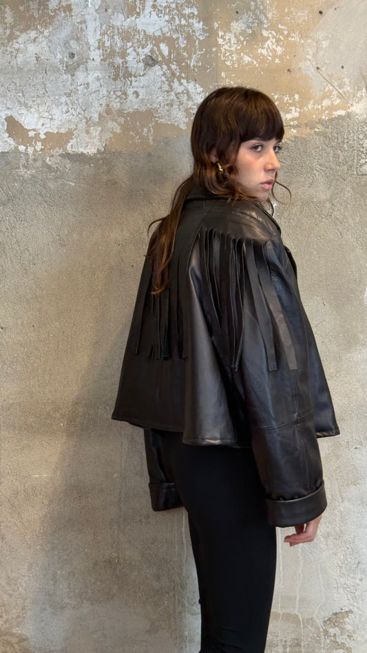Leather jacket