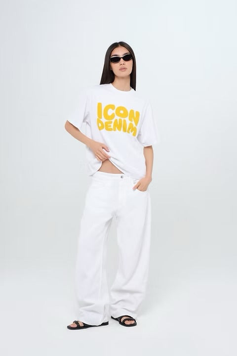 Icon denim BEA white