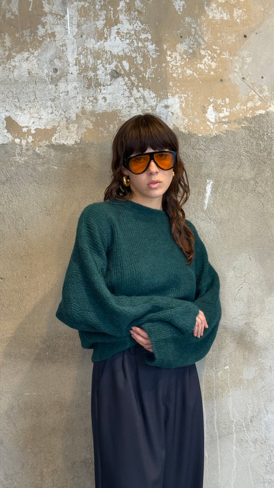 Pullover misto mohair
