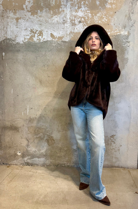 Bomber eco fur